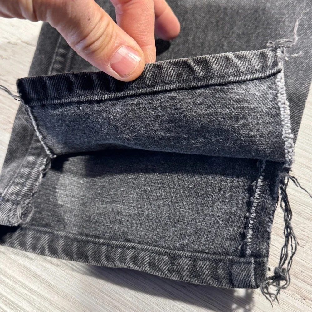 VTG Levi's 550 Jeans Men 32x32 Orange‎ Tab Black Relaxed Fit 90s *READ*
